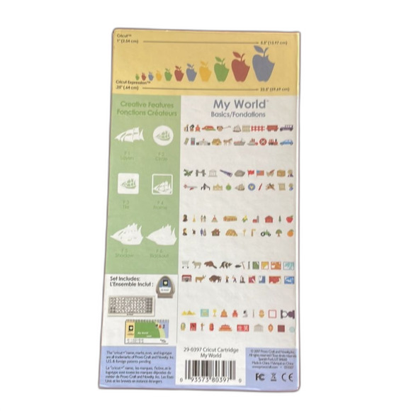 Cricut Cartridge MY WORLD - Picture 2 of 4